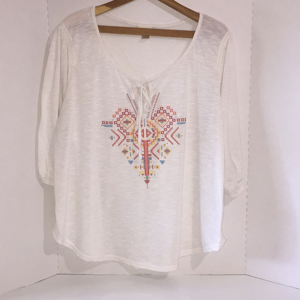 Boho long sleeve tee